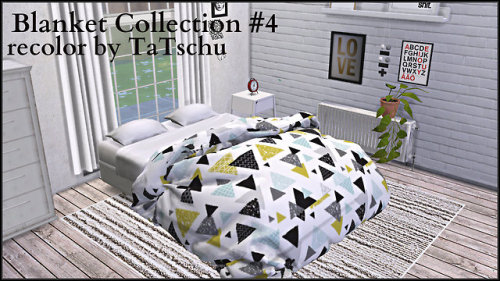 tatschu - New Bedding recolor for your Sims Home!I LOVE the...