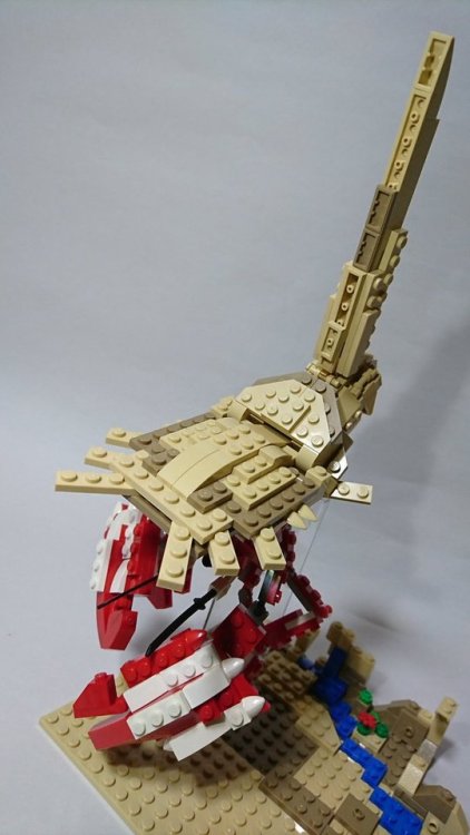 damnwyverngems - Daimyo Hermitaur LEGO x 五月は鯉のぼり