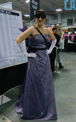 becauseboomerang:  I made the Comics Alliance “Best Cosplay Ever” NYCC list as Kate Bishop!  This was the day I met Kelly Sue (she greeted me by saying “Katie Kate!” which made my day since my name is actually Katie.) Wish I’d gotten a picture