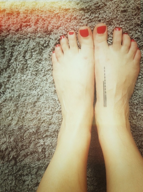 fuckyeahtattoos:  After taking a 52 day road trip across country and back with my father in his 1930 Ford Model A Woody Station Wagon and writing a thesis on roadtrips, I got this tattoo to commemorate the experience. I spent so much time staring at the