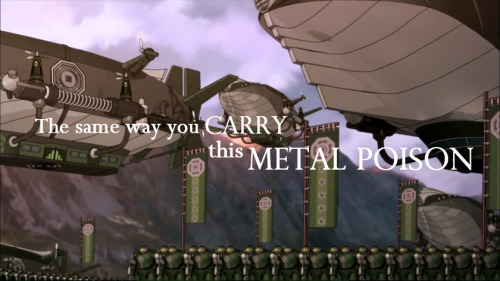 terra-7:  Toph’s speech, which applies to both Korra and Kuvira.