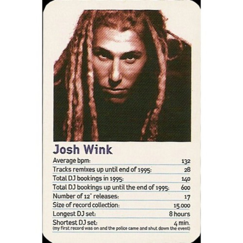 #joshwink A vintage collection of DJ trading cards from 1996 have surfaced today with notable inclus