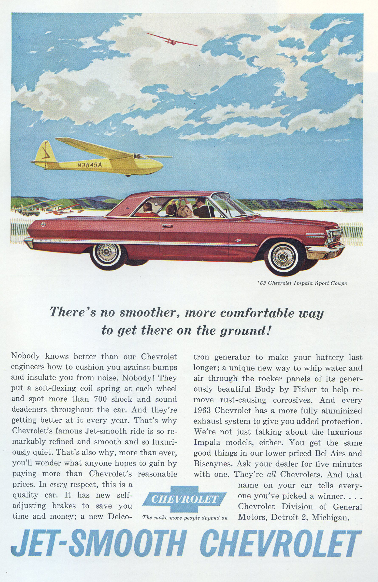 1963 Chevrolet Impala Sport Coupe - published in National Geographic - April 1963