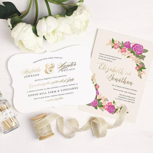 Sharing the most beautiful wedding custom wedding stationery from @basicinvite on the blog today. Vi