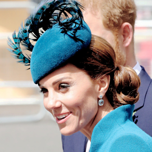 theroyalsandi:The Duchess of Cambridge attends The Anzac Day Service of Commemoration and Thanksgi