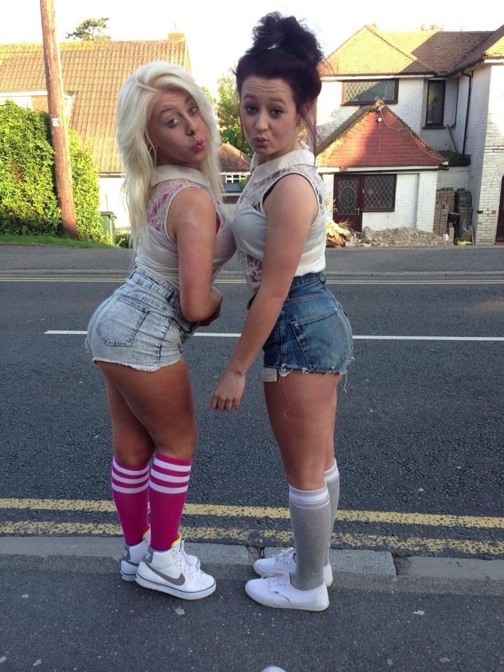 Two Filthy Chav Sluts!