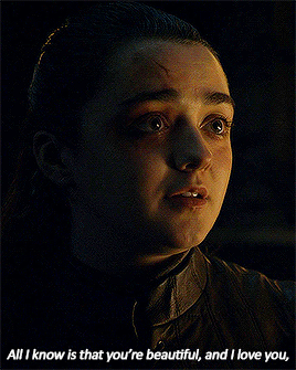 goldestina:“She had never cared if she was pretty, even when she was stupid Arya Stark. Only h