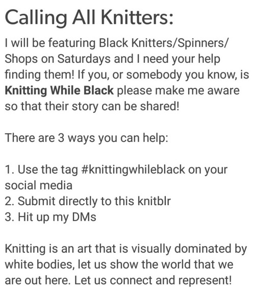 knit-my-feelings:
“ knitting-while-black:
“You can also just boost the post to show solidarity!
”
Boosting!!!!
”