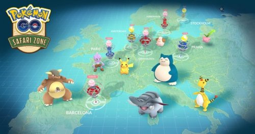 Niantic have announced that the Pokémon GO Safari Zone events in Copenhagen, Prague, Stockhol