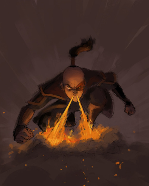 bryankonietzko:Messed around with that old unused Zuko promo sketch. Thought it would be fun to add 