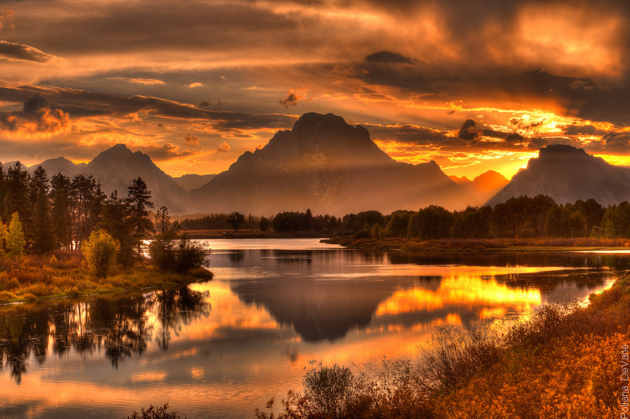 jjordan7:  Mt Moran Sunset by PolianaDeVane 