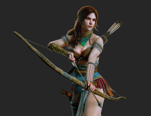 Shadow of the Tomb Raider - Lara Croft Tribal Outfit Fan-Art  Konrad Majewski www.artstation