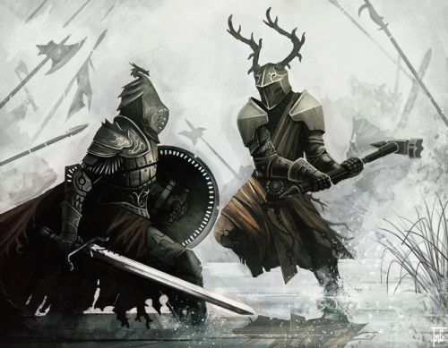 avillainousprince: Robert Baratheons Single Combat against Rhaegar Targaryen