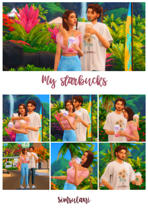 hellosimsulani:#233 Pose Pack - My starbuck 2 (free 14 May)Included :•  6 posesNeed :Andrews Pose Pl