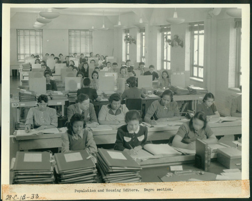 Population and Housing Editors, Negro Section, 1940 - 1941 by The U.S. National Archives on Flickr.