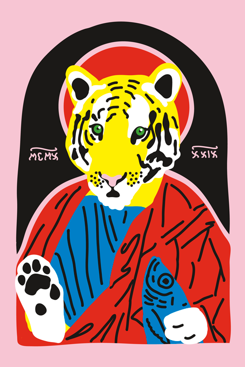 tonihalonen:  Kenzopedia #9: I for Icons Illustration for Kenzo, 2014 Link to the