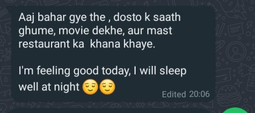 To Come Home From An Exciting Day And NOT CRYYYY??!! AND SLEEP PEACEFULLY??