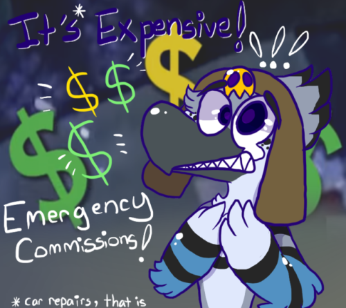 neonbuck: neonbuck:  Hey y’all! I’m in a bit of a predicament! I work 40 hours a week, night shifts, hard warehouse labor. This gave me enough money to support myself and even help my friends…until my car started falling to pieces. Rapidly. Expensively.
