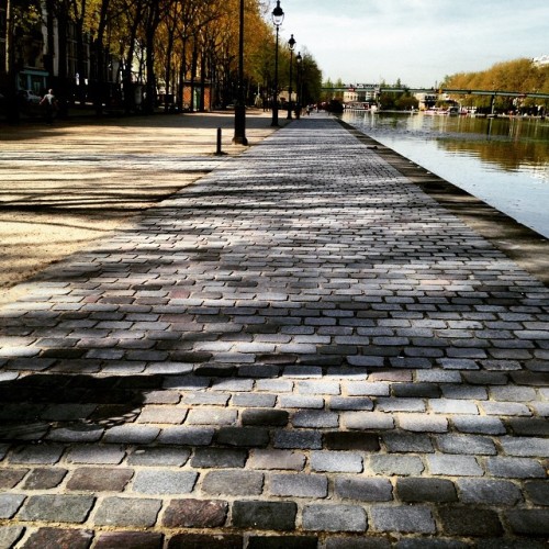 #Paris #canal #ourq #run #jogging #sport #soleil #street #photo