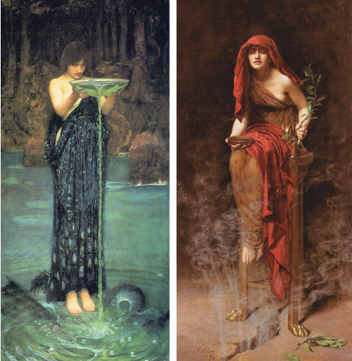 galateas:art history meme ——> 9 paintingsCirce Invidiosa (Jealous Circe), John William Waterhouse