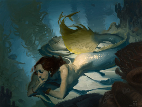 ladytedra:  mermaids by rob rey. 