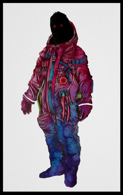 fer1972:  To the Stars and Beyond: Space Suit Illustrations by Hernan Chavar  