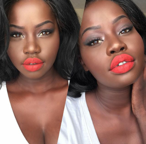 ayee-daria:  darkchocolate-creature:  IG: sudanidoll her features are insanely beautiful!  😍😍😍😍😩✨😩 
