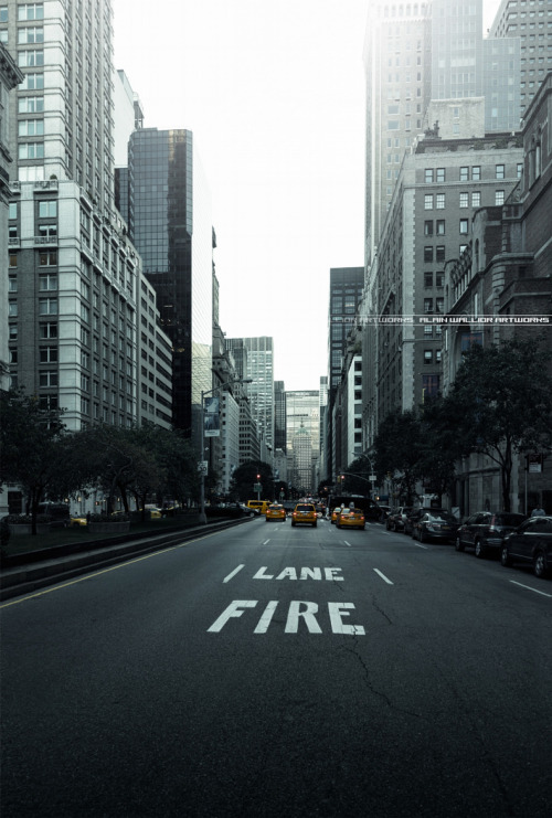 Fire Lane by Alain WalliorMore Cityscapes here.