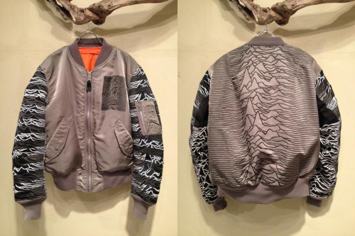 tokyo-fashion:Custom MA-1 bomber jackets by the Japanese fashion brand All Around.