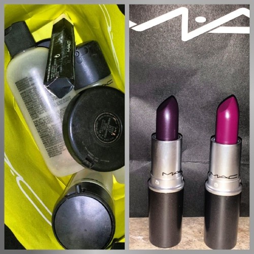 Shoutout to MAC&rsquo;s Back To Mac Program, turned in some empties, and got two new fall lipsticks,