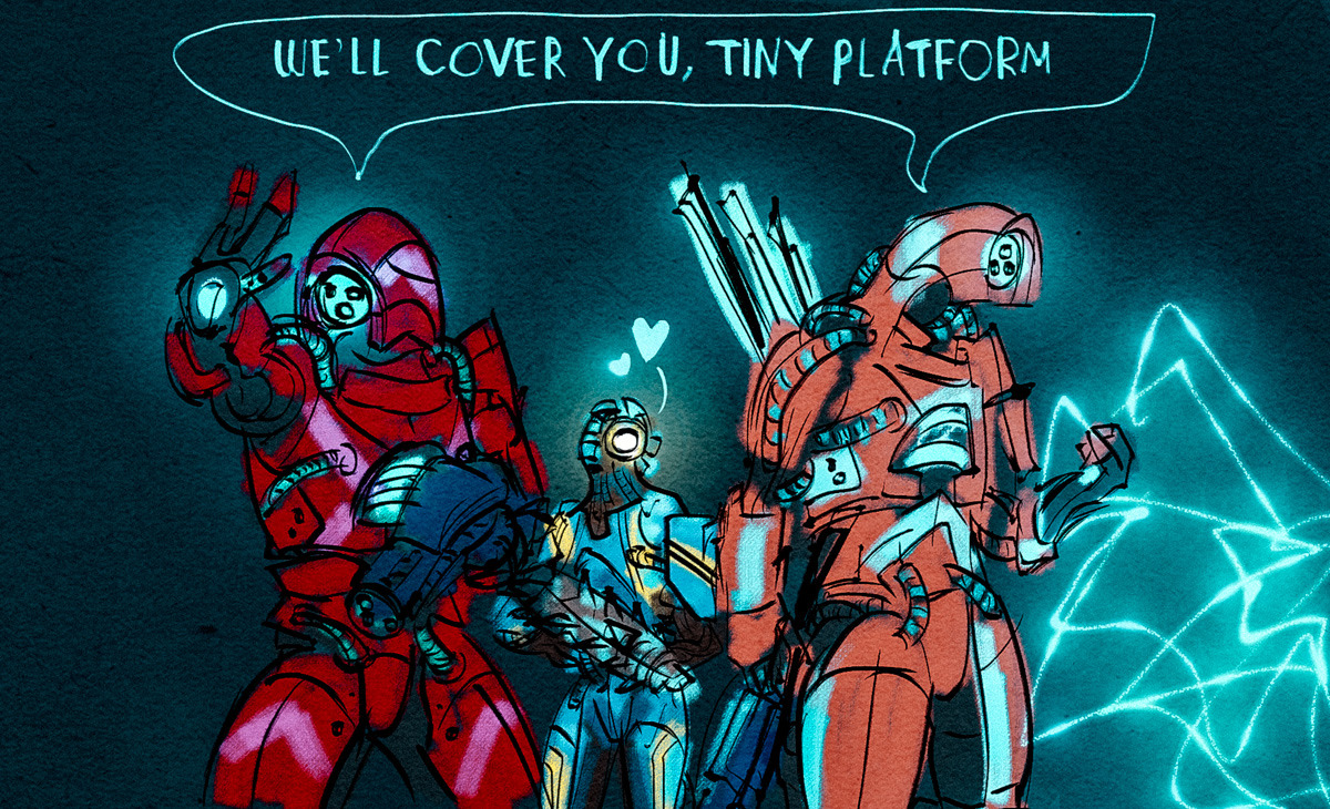 theafrorevolution:  asymme3:  That awesome moment, when you’ve got 2 juggernauts