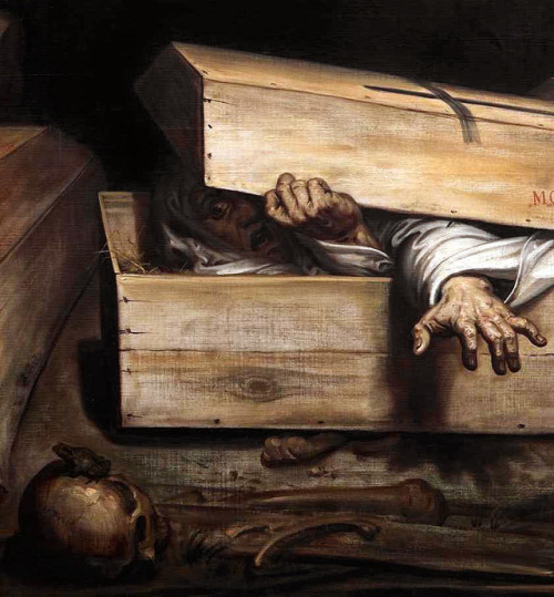 The Premature Burial (Detail), 1854- Antoine Wiertz