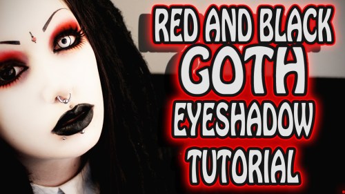 xtoxictears:  Have you checked out my make-up tutorials on YouTube?Click Here For TheFull Playlist Black & White Cut Crease Eyes Tutorial | Toxic TearsRed and Black Goth Eye Makeup Tutorial | Toxic TearsEvery Day Goth Make-up - Fast and Easy! | Toxic
