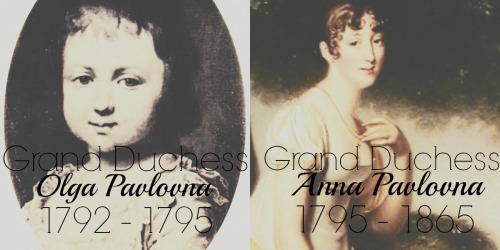 delicateflowers14:♔ The Daughters Of Paul I Of Russia ♔