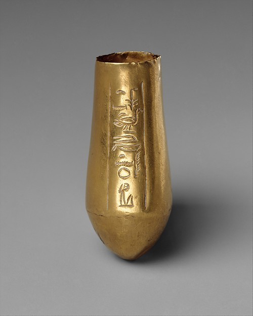 ancientpeoples:  Terminal, possibly for a sceptre18th DynastyReign of Akhenaten 