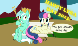 Lyra Day 2013 by HatBulbProductions X3!
