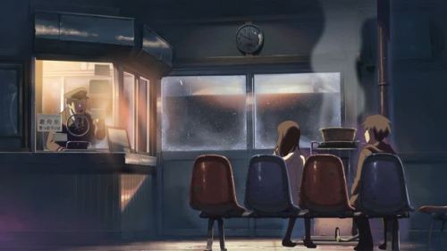 wednesdaydreams:faceless + spaces in 5 Centimeters Per Second/ 秒速5センチメートル (2007), dir. Makoto Shinka