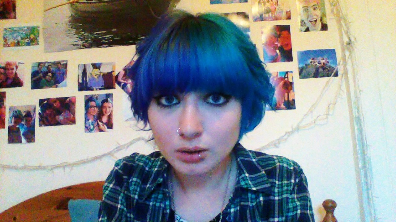 Half Blue Half Purple Hair Short - wide 1