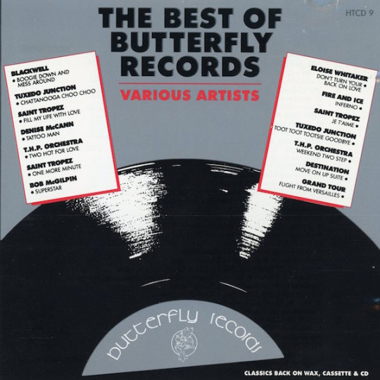 Today’s compilation:The Best of Butterfly Records
1990
DiscoToday I learned about Butterfly Records, an LA-based indie disco label that existed from late 1976 to 1980 that landed a solid bunch of hits high upon Billboards dance chart throughout its unfortunately short tenure. And guess what? I dont have to come up with much more to set up this album because the liner notes do a pretty bang-up job of it for me already! Yay!Butterfly Records was founded by A.J. Cervantes in the late seventies, in Los Angeles, California. They were the label with the erotic album jackets. Distributed by MCA, the first hit was Chattanooga Choo Choo by Tuxedo Junction [not a fan!], followed by Saint Tropez string of hits, One More Minute, Fill My Life With Love, and Je Taime. Both groups were produced by W. Michael Lewis and Laurin Rinder of El Coco fame. From England came producer Blackwell with Boogie Down And Mess Around. Also included in this compilation are Canadas T.H.P. Orchestra and Denise McCann who scored high on the dance charts. Lalo Schifrins (of Jaws Theme fame) group Fire And Ice hit the charts with Inferno. DJ Elton Ahis group The Destination had a big hit with Move On Up as did Eloise Whitaker with Dont Turn Your Back On Love. So here it is for the first time on one package: The Best Of Butterfly Records.The elite disco production duo of Rinder & Lewis are on, like, half of this thing, and just about all their tracks are fantastic, except for two that try to be disco covers of super old-timey jaunts that end up sounding extremely cheesy to me. Also not mentioned in those liner notes is another production duo, Ian Guenther and Willi Morrison, two European guys who brought their Eurodisco knowhow to Toronto and started The T.H.P. Orchestra, an act that hit #1 in Canada with its cover of the Theme From S.W.A.T., and then signed to Butterfly to bring their music stateside. And I think the two T.H.P. Orchestra offerings on this comp might be my two favorites.These liner notes are also selling Destinations Move on Up Suite short. It wasnt just a big hit; its the only hit on this album to reach #1 on the Billboard dance chart. Its a medley of speedy Curtis Mayfield disco covers, featuring, of course, the iconic horn refrain from Mayfields signature song, Move on Up. Its produced by an Iranian disco guy named Elton Farokh Ahi, who also co-produced Inferno by Lalo Schifrins one-off disco project, Fire & Ice, which also appears on here.Speaking of Schifrin, the liner notes say that hes responsible for the Jaws theme, but thats simply false. The Jaws theme is by John Williams. Schifrin is responsible for a lot of iconic film and TV music though, probably most notably the theme from Mission: Impossible.Anyway, with all that said about all of this excellent music, I still have a decently-sized bone to pick: The back cover of this album clearly states, ALL FULL LENGTH EXTENDED VERSIONS, and thats simply not the case. Longer versions of a lot of these are on YouTube and none of these last any longer than a little more than six minutes. Its false advertising, plain and simple, and because of these odd and not full track lengths, I unfortunately cant find very many of these exact edits on YouTube, which explains the lack of links that are to follow 😩.Still a great label retrospective though. Disco’s a huge blind spot for me and this helps to fill in a small piece of that huge gap with hits I knew absolutely nothing about beforehand 😊.Highlights:Saint Tropez - Fill My Life With Love
Denise McCann - Tattoo Man
T.H.P. Orchestra - Two Hot for Love
Saint Tropez - One More Minute
Bob McGilpin - Superstar
Eloise Whitaker - Dont Turn Your Back on Love
Fire & Ice - Inferno
T.H.P. Orchestra - Weekend Two Step
Destination - Move on Up Suite #disco#dance#dance music#electronic#electronic music#music#70s#70s music#70s#70s music#80s#80s music#80s#80s music