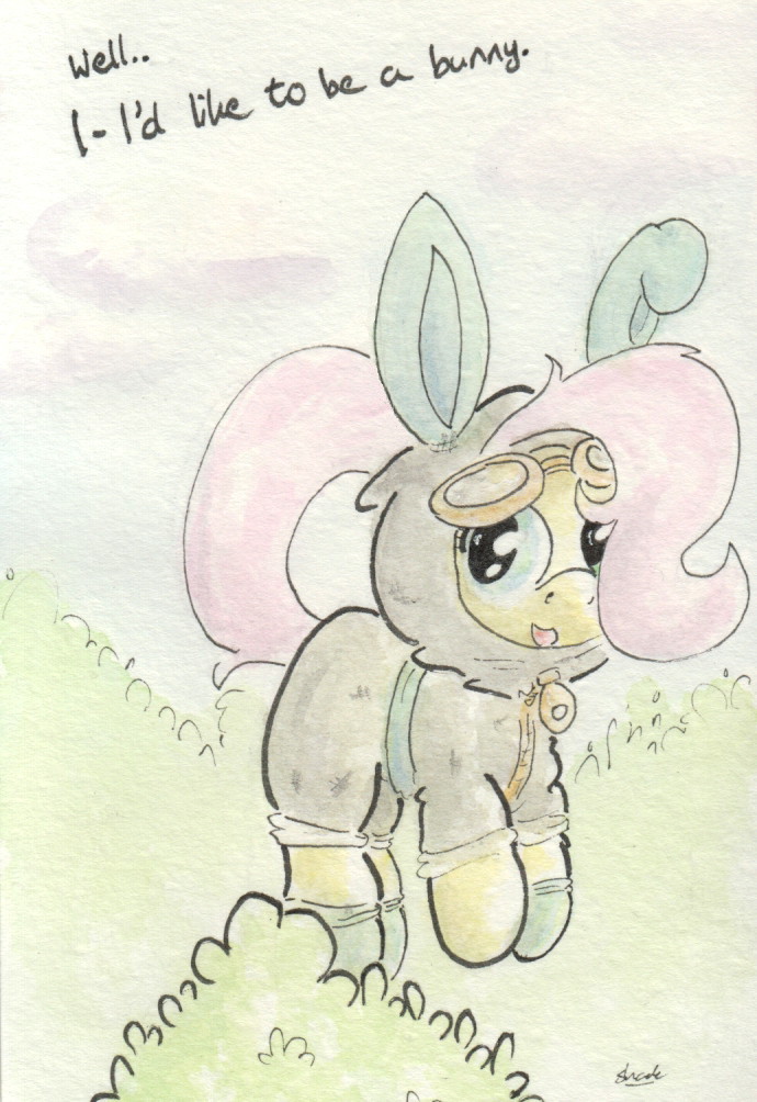 slightlyshade:  She just wants to be a bunny.  Hnnnng! &lt;333