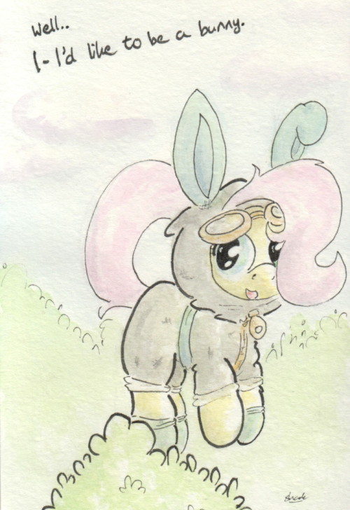 slightlyshade:  She just wants to be a bunny.  Hnnnng! <333