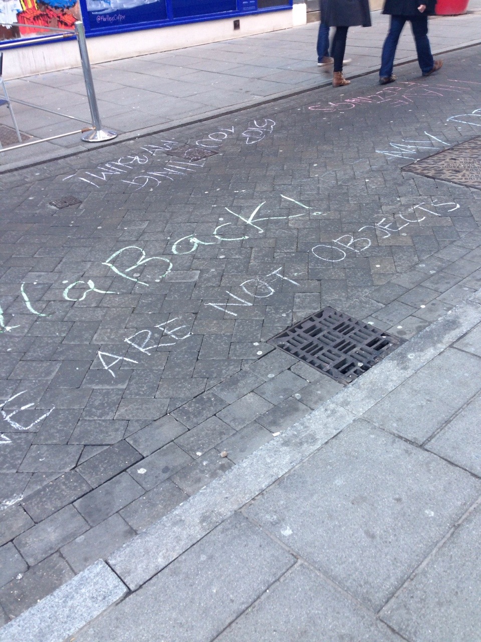 fearwillloose:  Today in town there was this incredible feminism peaceful protest