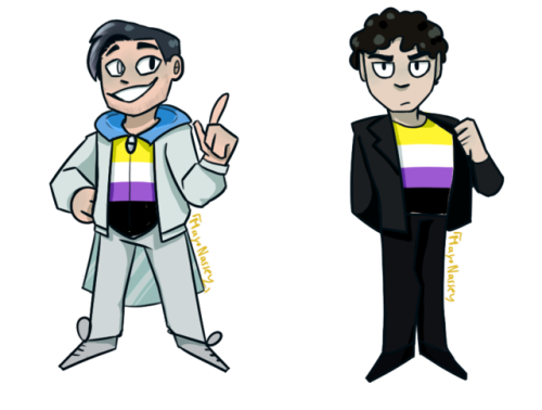 introducing: pride squipscomes in broadway and ost flavoursBuy em as stickers!!gay, lesbian, nonbina