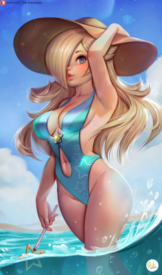 didiesmeralda:  ⭐Rosalina | Versions NSFW Nude and Lingerie on my Patreon_Click here_⚡Gumroad digital files: https://gumroad.com/didiesmeralda🎈Redbubble Prints: https://www.redbubble.com/es/people/DidiEsmeralda/shop