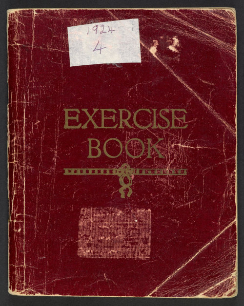 justforbooks:  This diary for 1924 belonged to Grace Higgens, née Germany. It was kept in a regular exercise book, written in pencil. Born in Norfolk in 1903, Grace worked for the artists Vanessa Bell and Duncan Grant for over 50 years as housemaid,