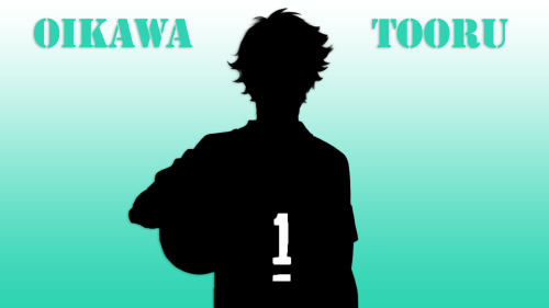 cloudhuaisang: Spikers and their SettersAoba Johsai#1 Oikawa Tooru (S)#4 Iwaizumi Hajime (OH)