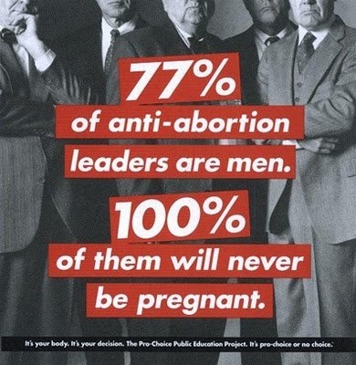 xbustedxmcflyx:   Posters from 1989 regarding pro-life / pro-choice by Barbara Kruger