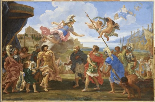 The Argument between Achilles and Agamemnon, Giovanni Battista Gaulli (Il Baciccio), ca. 1695