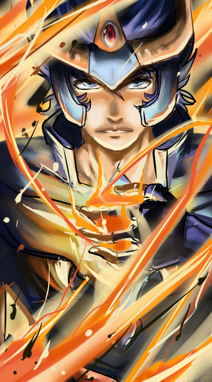 saint-seiya:  Flames Of The Phoenix // artwork by Kamapon (2012)