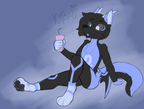 haphaz-art: This is a new soft boi that I adopted from sorimori <3 His name is Katsuji!  =3